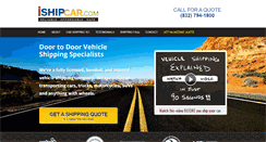 Desktop Screenshot of ishipcar.com